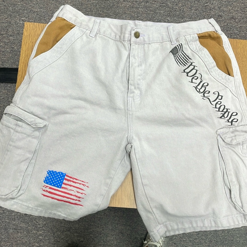 Brand new light grey mens shorts